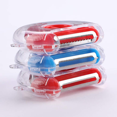 ABI DeCorio 3 in 1 Multi Function Three Use Rotary Hanging Round Planer Peeler and Cutter Vegetable Slicer Kitchen Tools Kitchen Gadgets