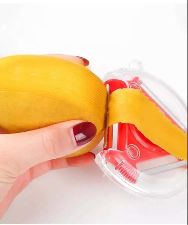 ABI DeCorio 3 in 1 Multi Function Three Use Rotary Hanging Round Planer Peeler and Cutter Vegetable Slicer Kitchen Tools Kitchen Gadgets - Image 3