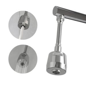 WaterScience Tap Extension for Kitchen Sink | 2 Flow Modes | Flexible Faucet Extender for Taps | Aerators for Water Tap | Upto 50% Water Saving - Flexi Neck