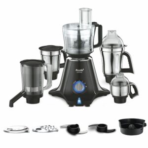 Preethi Zodiac 750W Mixer Grinder - 5 Jars with 3-in-1 Juicer & Food Processor