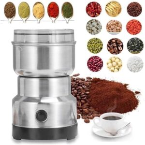 Swastik Store Nima Mini Electric Mixer Grinder - Stainless Steel Small Masala Spice Machine