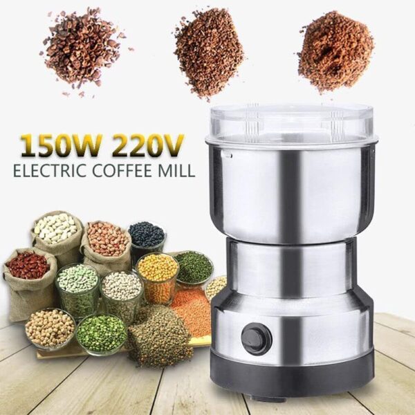 MIVAAX Nima Mini Electric Mixer Grinder - Stainless Steel Masala Spice Machine - Image 6