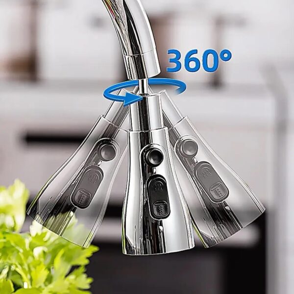 Nubilous Tap Extender for Kitchen Sink, Flexible Faucet with Tap Extension for Convenient Use Upgrade Your Kitchen Sink with Flexible Tap for Easy Access - Image 8