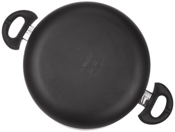 Amazon Brand - Solimo Aluminium Non-Stick Cookware Set, 11 Piece, Black - Image 4