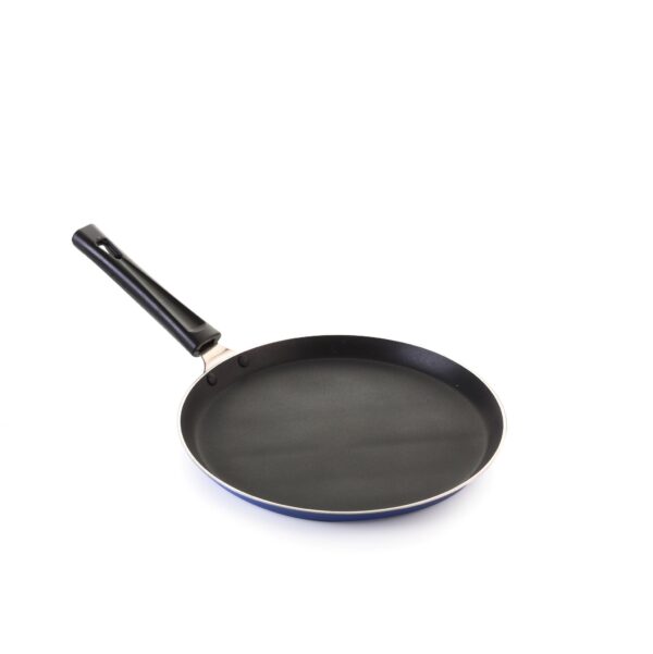 Crystal Nonstick Kitchen cookware Set | Kitchen Combi | Tawa 250 mm | Fry Pan 240 mm | Kdai with Steel Lid 240 mm | Pressure Cooker 3 LTR | PFOA Free | Blue - Image 5