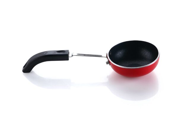 Crystal Aluminium Classic Series 7-Pc Non-Stick Cookware Set | PFOA Free | Tawa, Vagariya, Kadhai with SS Lid, Fry Pan, Sauce Pan, 1 Spatula | Multicolour - Image 4
