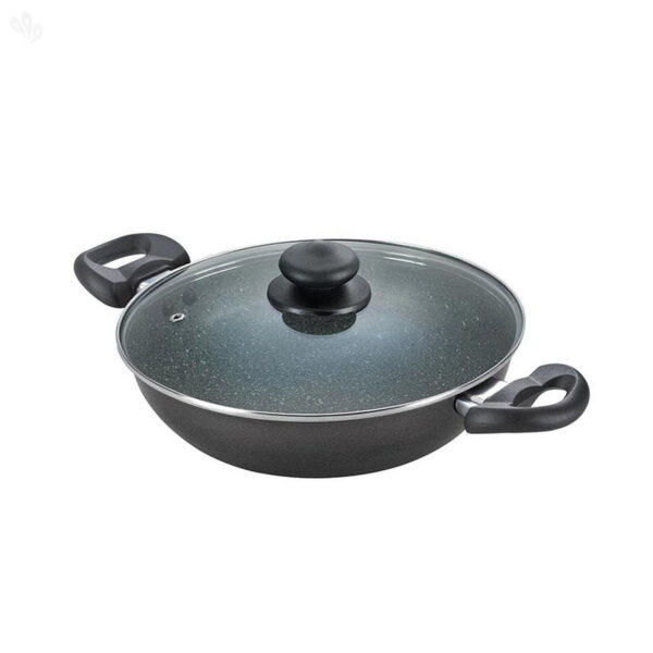 Prestige Omega Granite Aluminium Kitchen Set, 4-Pieces & Deluxe Alpha Svachh Stainless Steel Outer Lid Pressure Cooker 1.5L With Glass Lid (Deep for Spillage Control) - Image 6