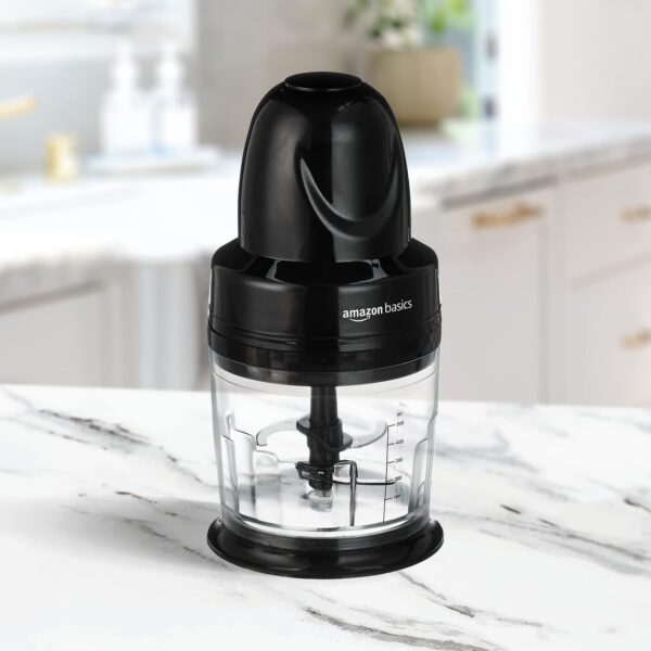 Amazon Basics 300W Electric Chopper - 830ml Unbreakable Jar with 4-Leaf Blades - Image 5