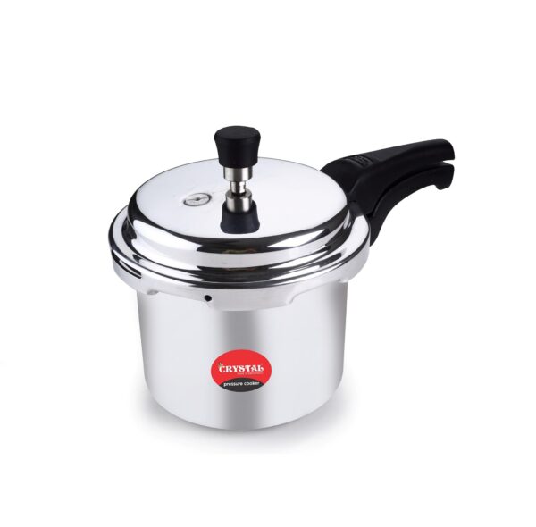 Crystal Nonstick Kitchen cookware Set | Kitchen Combi | Tawa 250 mm | Fry Pan 240 mm | Kdai with Steel Lid 240 mm | Pressure Cooker 3 LTR | PFOA Free | Blue - Image 3