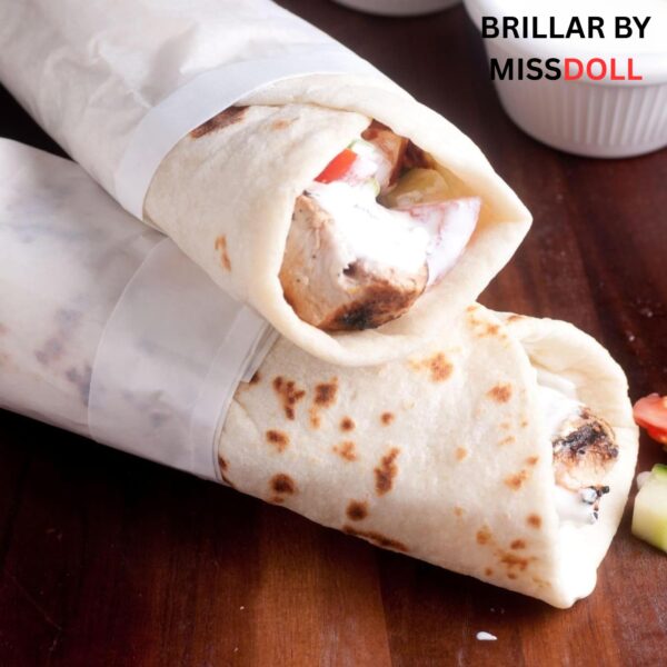 BRILLAR by MISSDOLL Butter Paper Roll for Kitchen Food Wrap - Premium Non-Stick Butter Wrapping Paper | Greaseproof, Heat-Resistant Parchment for Kitchen Food Wrap & Oil Absorption (100 Meter) - Image 4