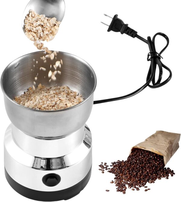Velocious® Mini Spice Coffee Mixer Grinder Electric Stainless Steel Grinder, Dry Masala Grinder, Masala Mixer Grinder Mini, Spice Mixie for Kitchen - Image 2