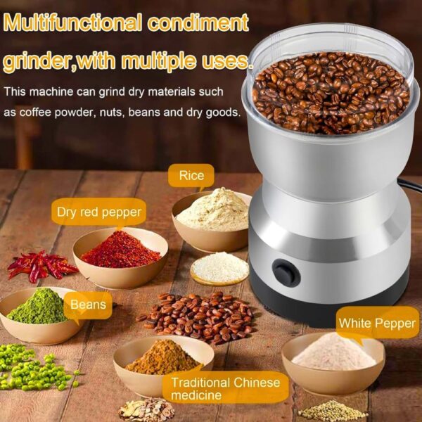 Drumstone 𝟏𝟓 𝐘𝐞𝐚𝐫𝐬 𝐖𝐚𝐫𝐫𝐚𝐧𝐭𝐲 High-Speed Multifunction Grinder for Dry & Semi-Wet Ingredients – Stainless Steel Construction and Safety Features for Efficient Grinding. - Image 3