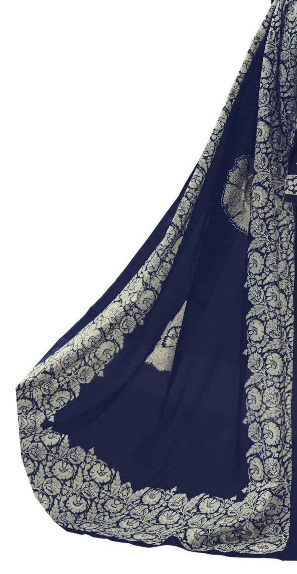 Miraan Cotton Printed Readymade Salwar Suit For Women(MIRAANSAN2520L, Large, Blue) - Image 3