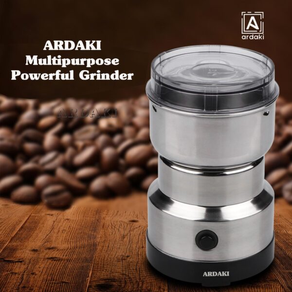 ARDAKI 150W Mini Mixer Grinder - Multi-Functional Stainless Steel Spice Mill - Image 8