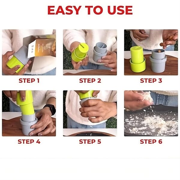 DUKAAN Dry Fruit and Nut Cutter Slicer, fine Cup Slicer Kitchen Gadget for Dry Fruit Chopper, Badam kaaju Walnut Pista Cutter Chopper Machine Hand Nuts Chopper for Kitchen Items for Gift Home Gadgets - Image 6